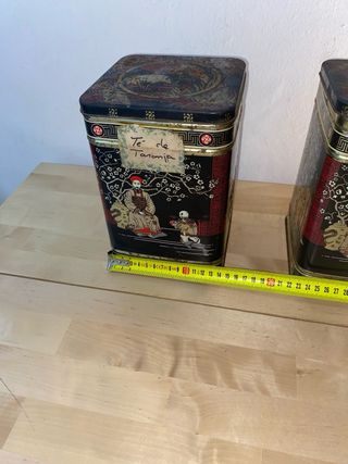 Lote vintage latas de Té
