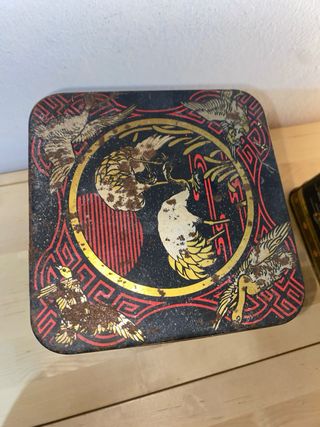 Lote vintage latas de Té