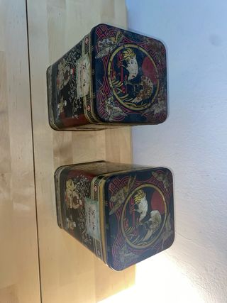 Lote vintage latas de Té