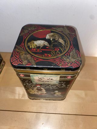 Lote vintage latas de Té