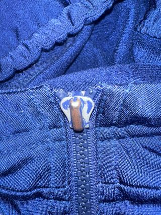 Hoodie com fecho Nike Vintage Azul Oversize