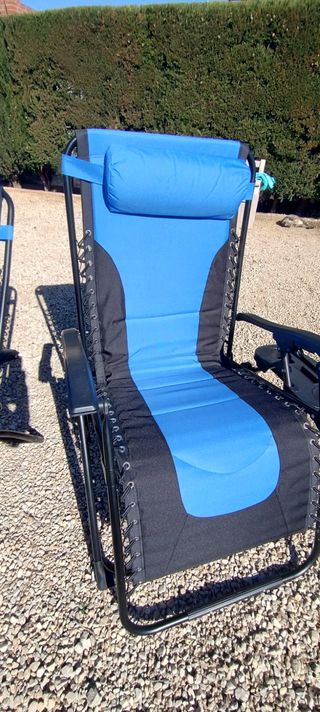 2 Tumbonas Plegables Gravedad Cero