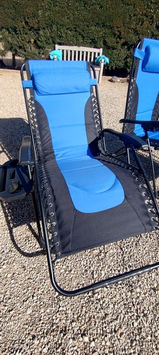 2 Tumbonas Plegables Gravedad Cero