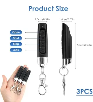 Mando Duplicador 433MHZ 4 Canales NUEVOS