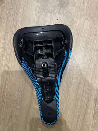 Sillín Pivotal Shadow BMX Rayas Azul/Negro