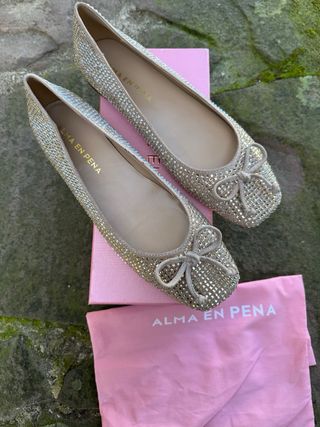 Nuevas bailarinas Alma en Pena Beige Talla 40