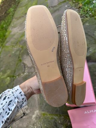 Nuevas bailarinas Alma en Pena Beige Talla 40