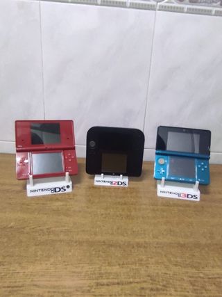 Pack 3 soportes para Nintendo DS, 2DS y 3DS
