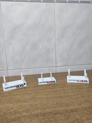 Pack 3 soportes para Nintendo DS, 2DS y 3DS