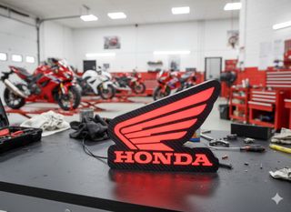 Lámpara Decorativa Honda Racing