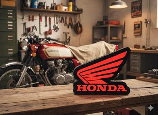 Lámpara Decorativa Honda Racing