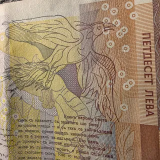 Banconota 50 Leva Bulgaria BNB 2019 Collezione