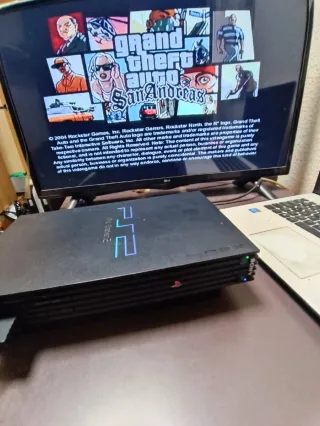 Consola PlayStation 2 Fat + Mando Dualshock 2