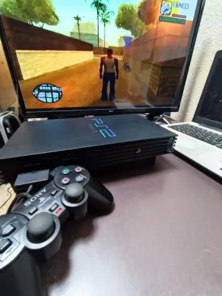 Consola PlayStation 2 Fat + Mando Dualshock 2