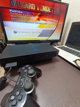 Consola PlayStation 2 Fat + Mando Dualshock 2