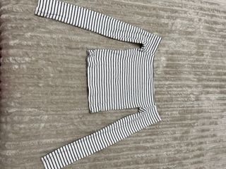 Crop top de manga larga