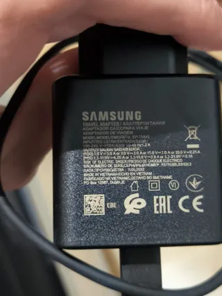 Cargador Samsung 45 w