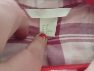 2 Camisas Cuadros Rosas y Grises. Precio los dos