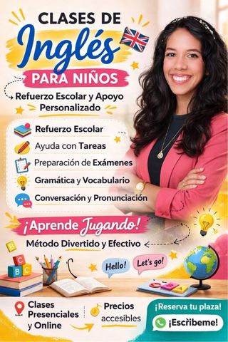 Clases de Inglés para Niños | Refuerzo Escolar