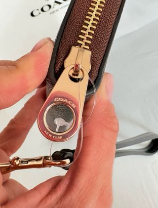 Cartera Coach Grande Marrón con Logo