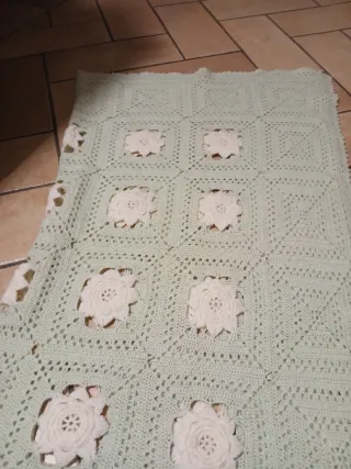 Coperta lana fatta a mano