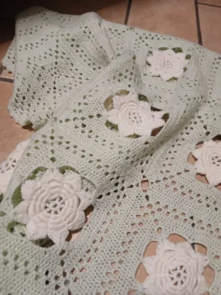 Coperta lana fatta a mano