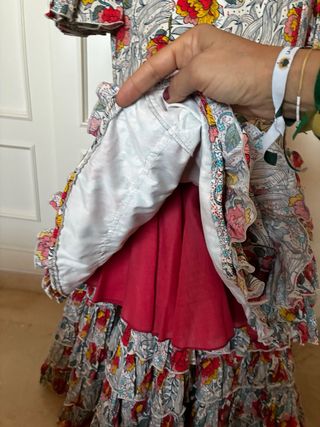 Traje Flamenca Volantes Estampado