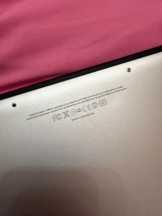 Ordenador apple macbook pro para piezas