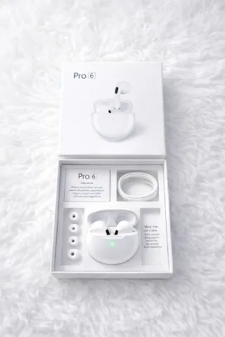 Auriculares Inalámbricos ¡PRO 6! Blancos