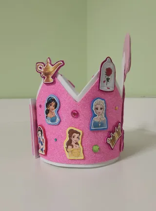 Corona de Cumpleaños Princesas Disney