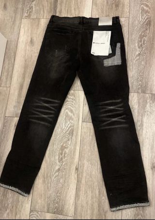Pantalones Purple Brand negros rotos Talla 34