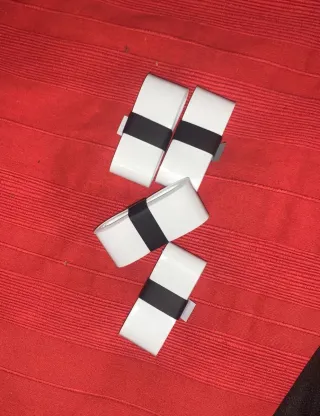 Grips blancos para pádel o tenis (4 unidades)