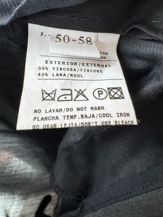 Pantalón Caramelo Hombre T. 58 Gris