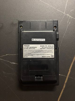 Nintendo Game Boy Pocket Nero