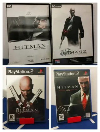 Lote Saga Hitman PC y PS2