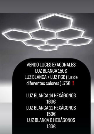 Luces hexagonales led