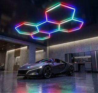 Luces hexagonales led