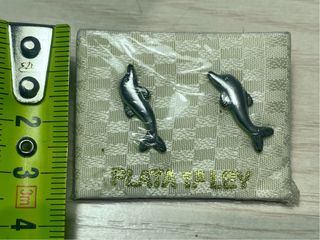 Pendientes Delfín Plata de Ley 925