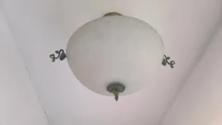 LAMPARA TECHO  FORJA COM PLAFÓN