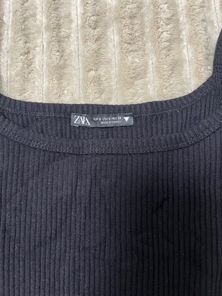 Body Zara Negro Talla XS