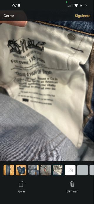 Vaqueros hombre azules