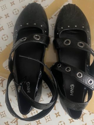 Zapatos Mango Negros Mujer