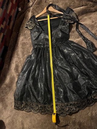 Vestido Vivienne Westwood listrado dourado