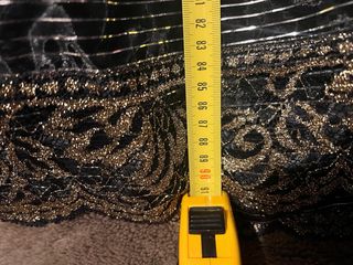 Vestido Vivienne Westwood listrado dourado