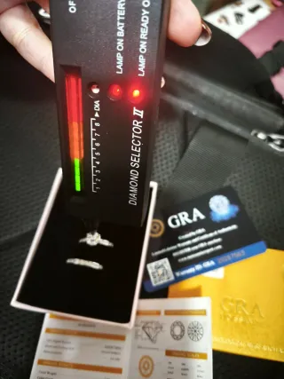 3 Anillos Plata  Moissanita