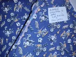 Conjunto tres telas loneta infantiles