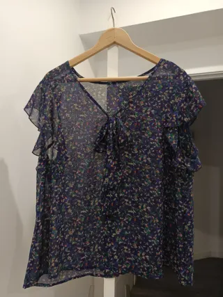 Blusa estampada mujer