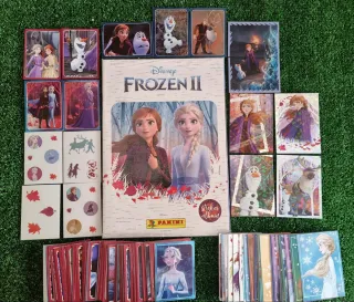 Álbum Frozen2 con cromos y cartas completos panini