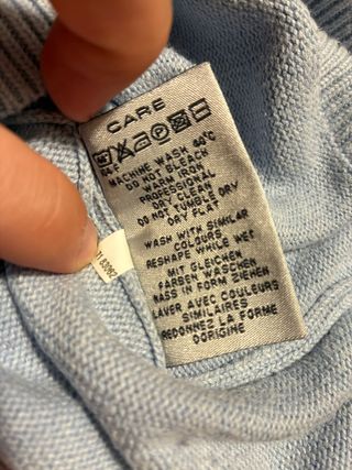 Jersey Gant Talla S azul claro