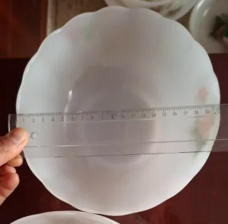 5 Hondillas Arcopal Vintage Rosas años 70